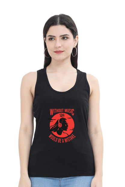 Women Music Tank Top  - Mistake