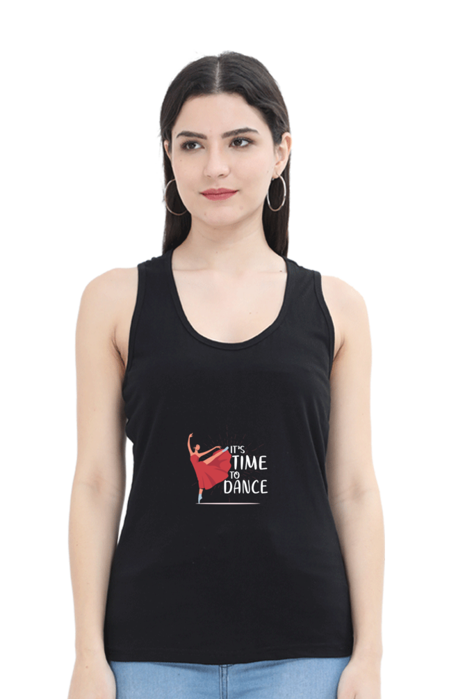 Women Dance Tank Top -  time to dance