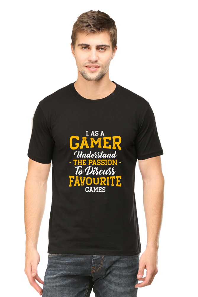 Gamer Unisex Cotton Round Neck T-shirt - The Passion