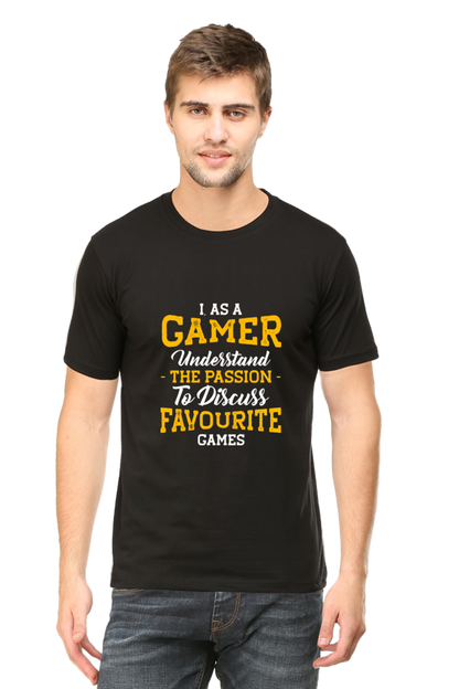 Gamer Unisex Cotton Round Neck T-shirt - The Passion