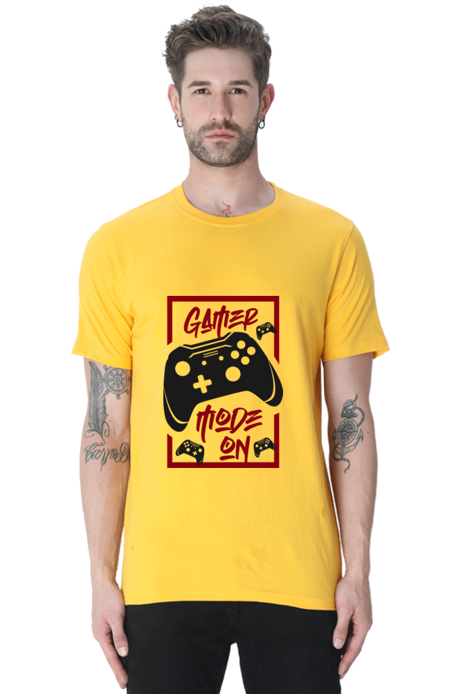 Gamer Unisex Cotton Round Neck T-shirt - Mode