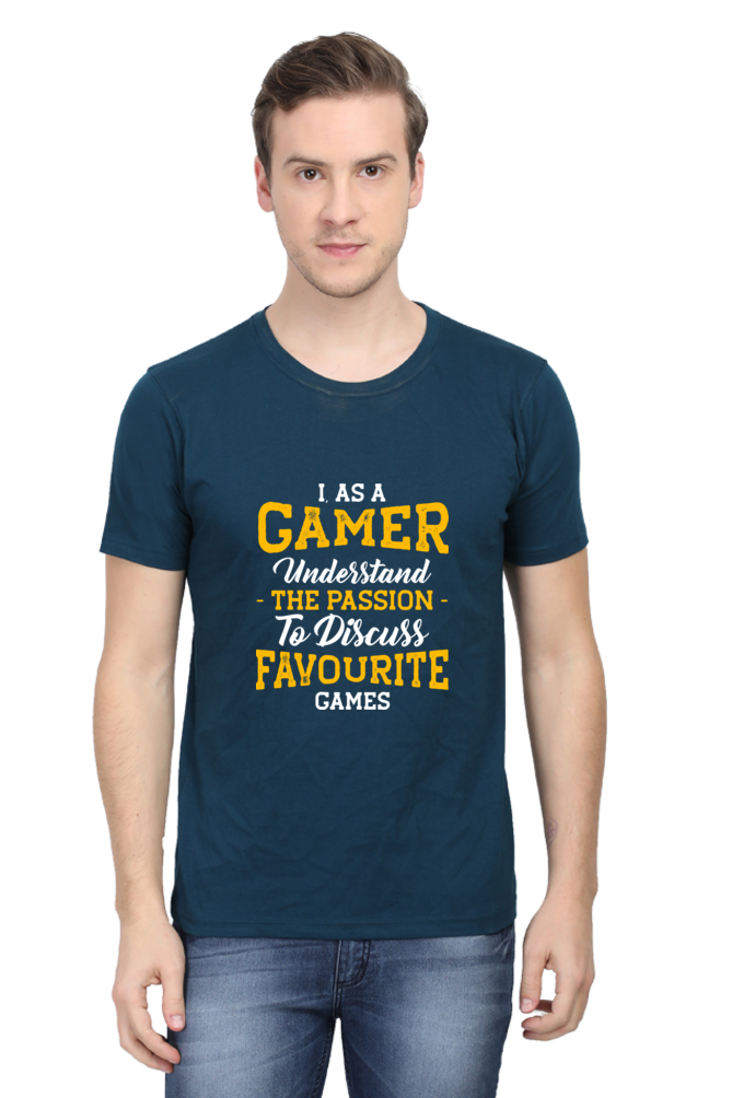 Gamer Unisex Cotton Round Neck T-shirt - The Passion