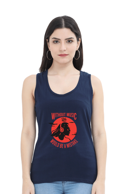 Women Music Tank Top  - Mistake