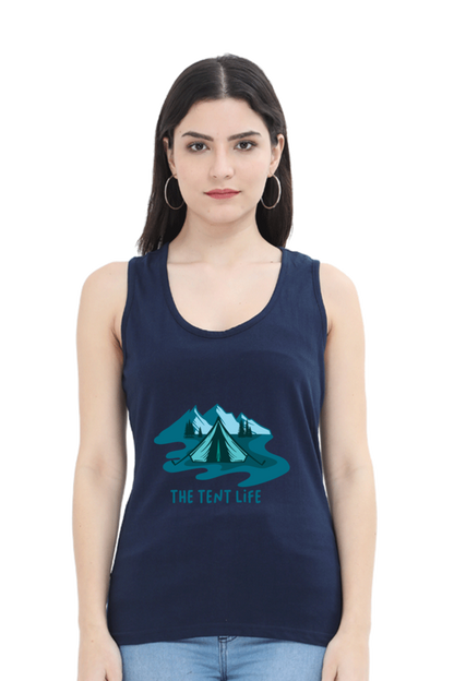 Women Adventure Tank Top -  tent