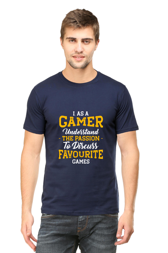 Gamer Unisex Cotton Round Neck T-shirt - The Passion