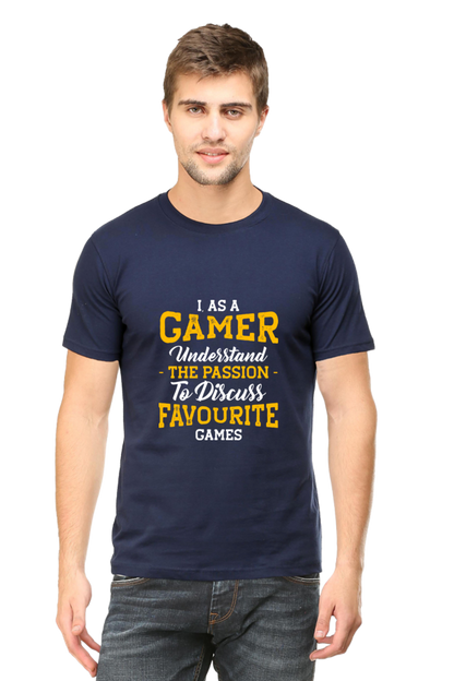 Gamer Unisex Cotton Round Neck T-shirt - The Passion