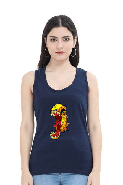 Women Animal's & Monster's Tank Top -  monster fish