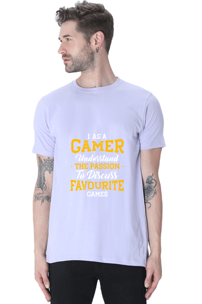 Gamer Unisex Cotton Round Neck T-shirt - The Passion