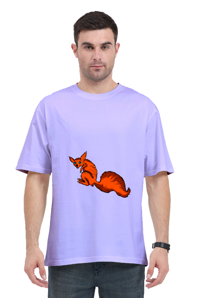 Men Animal's & Monster's  Oversized Classic T Shirt  -  fox