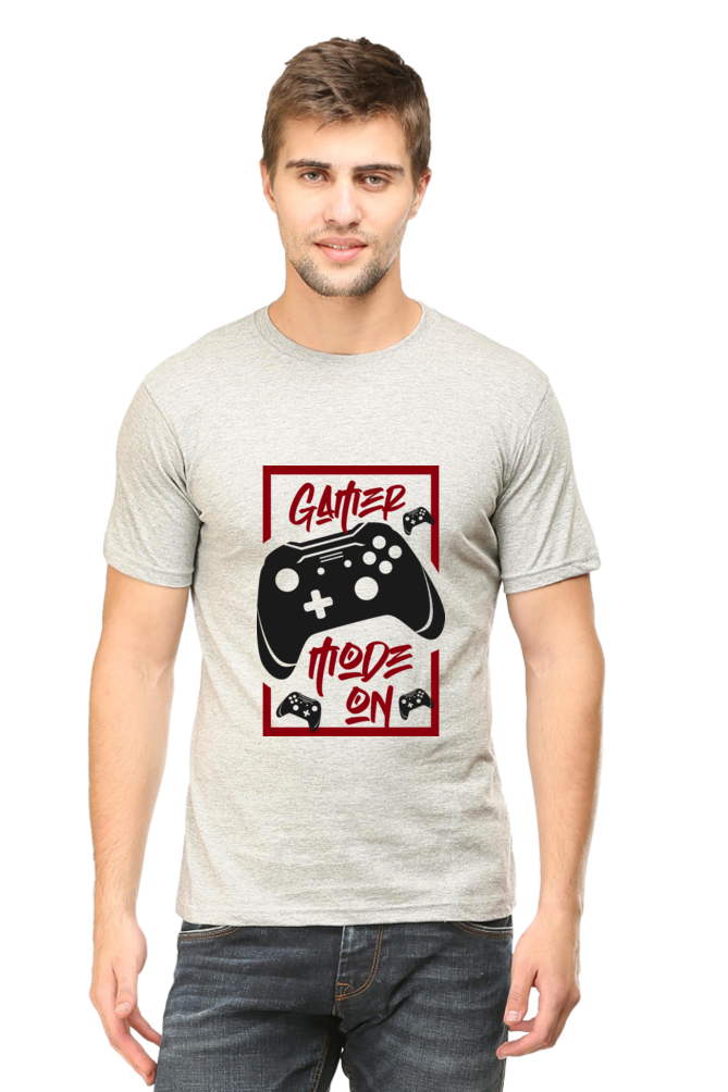 Gamer Unisex Cotton Round Neck T-shirt - Mode