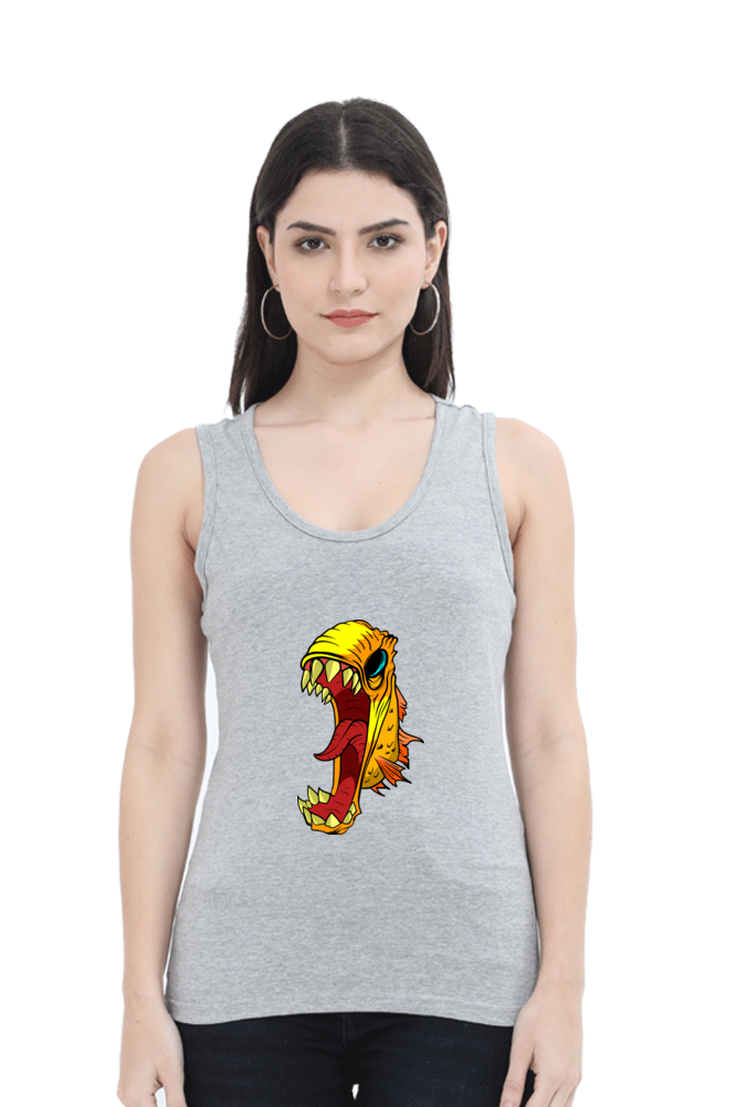 Women Animal's & Monster's Tank Top -  monster fish