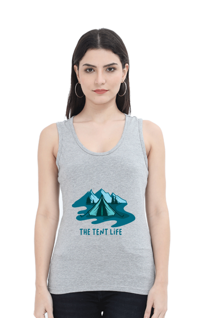 Women Adventure Tank Top -  tent