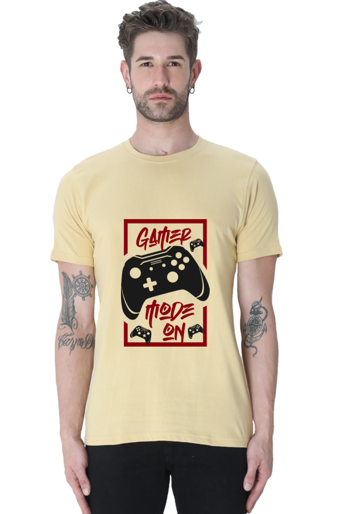 Gamer Unisex Cotton Round Neck T-shirt - Mode