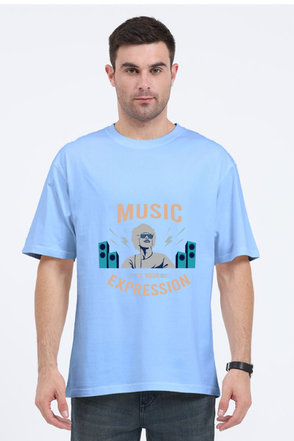 Men Oversized Classic T Shirt  - Expression