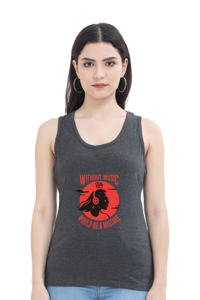 Women Music Tank Top  - Mistake