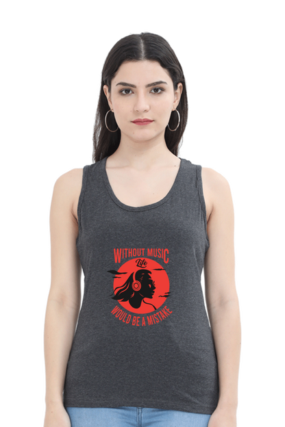 Women Music Tank Top  - Mistake