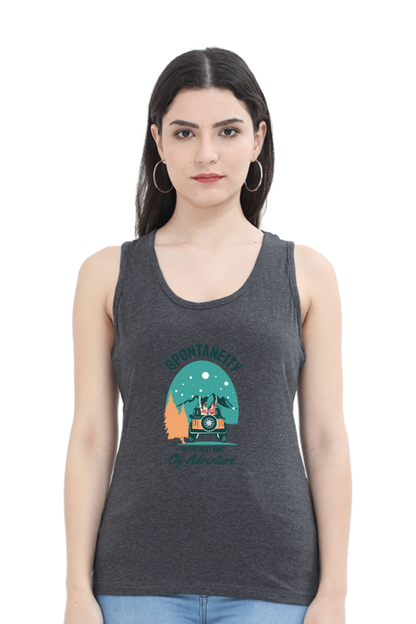 Women Adventure Tank Top -  spontaneity