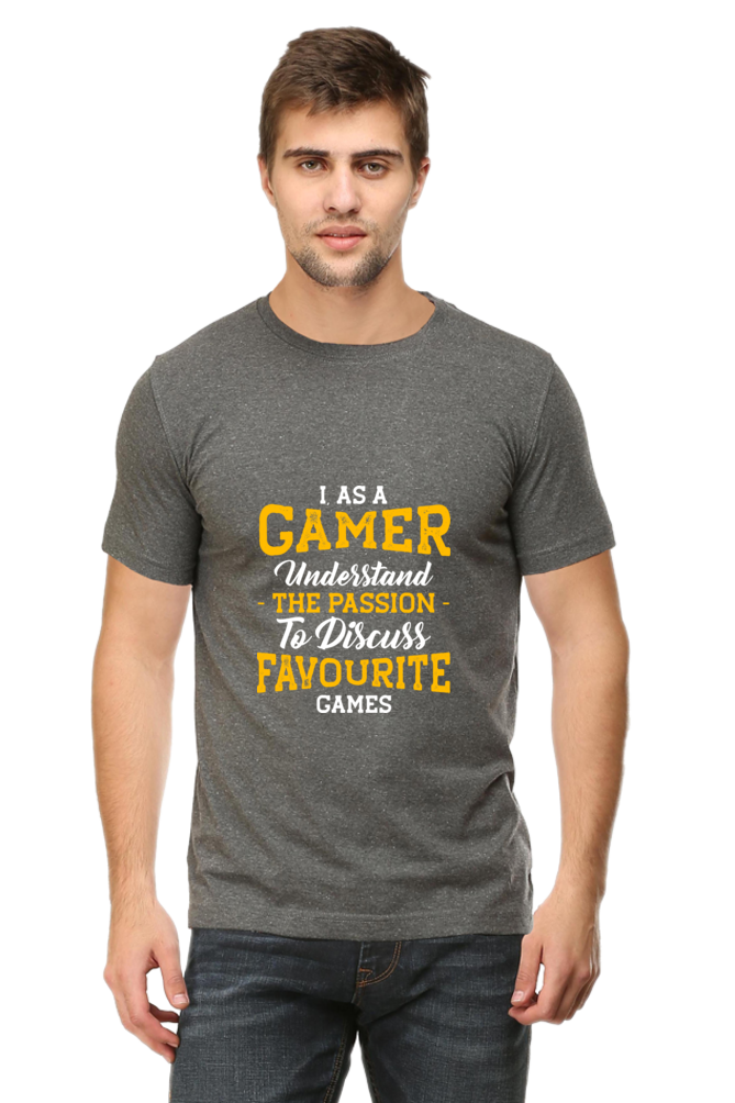 Gamer Unisex Cotton Round Neck T-shirt - The Passion