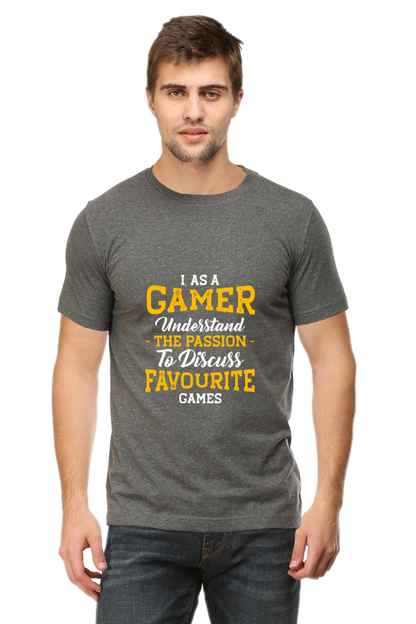 Gamer Unisex Cotton Round Neck T-shirt - The Passion